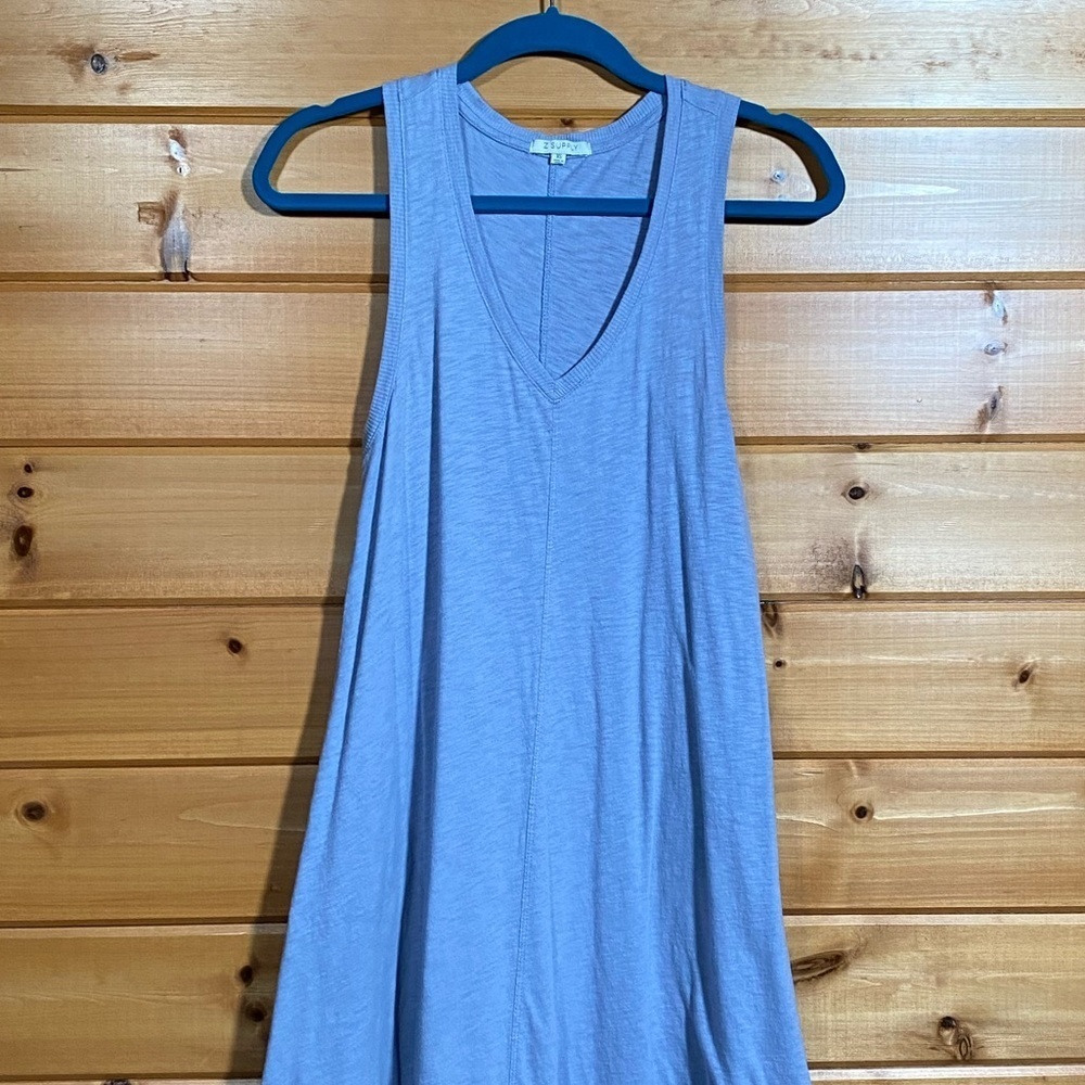Z Supply Racerback Handkerchief Dress Periwinkle XS